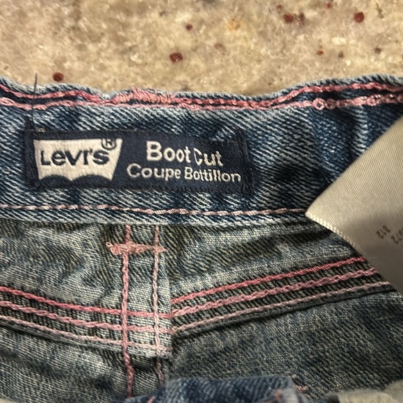 4/$20 Girls Levi’s Strauss Boot Cut Jeans Sz 18mth - Picture 2 of 4